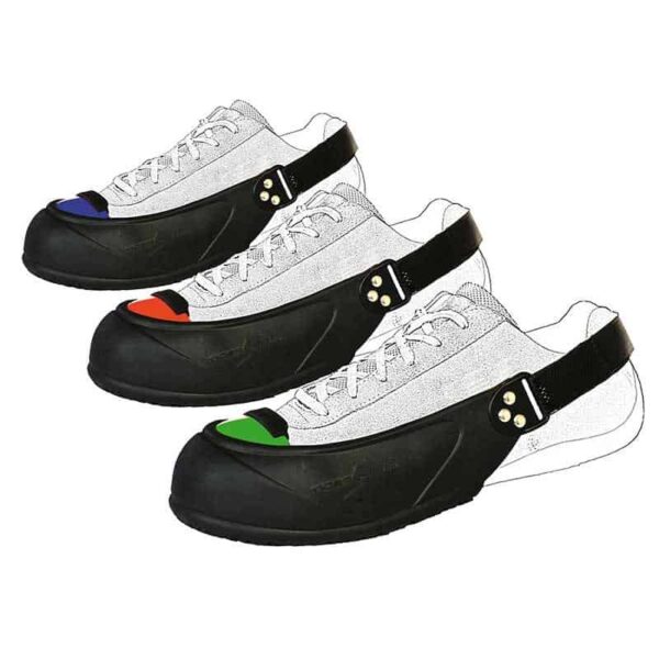 PAIRE DE SUR-CHAUSSURES DE SECURITE POUR VISITEUR, MIXTE. COLORIS NOIR/BLEU - CE EN ISO 20345 FO - 34/38 (coquille couleur bleu)