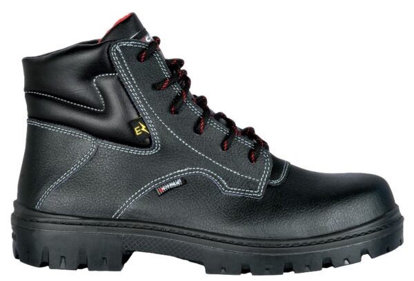 CHAUSSURE DE SECURITE HOMME, DIELECTRIQUE HAUT, NOIR, METAL FREE - CE EN ISO 20345 SB E P WRU FO SRC